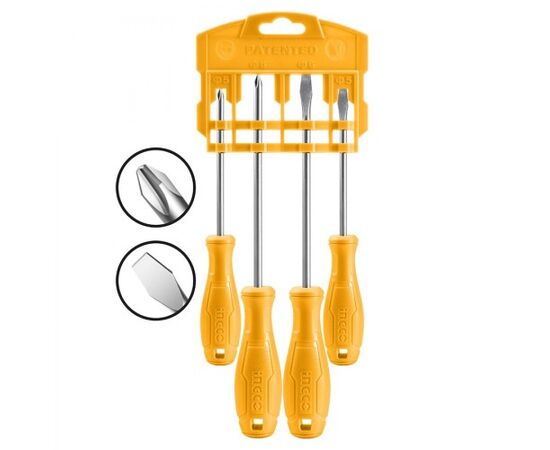 Screwdriver set Ingco HKSD0458 4 pcs