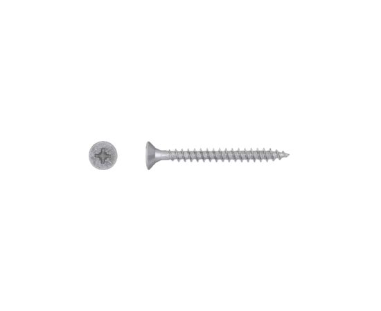 Screw universal hardening for wood white galvanized Koelner 4.0x35 mm 25 pcs B-UC-4035-B