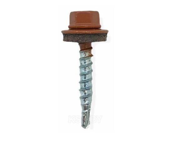 Self-tapping screws with drill Koelner 4,8x28 for wood with EPDM washer 20 pcs B-OD-48028T8004