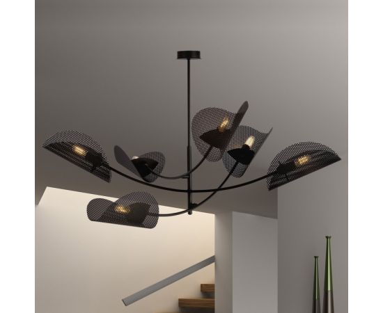 Chandelier EMIBIG GLADIO 6 E14 6x MAX 40W black