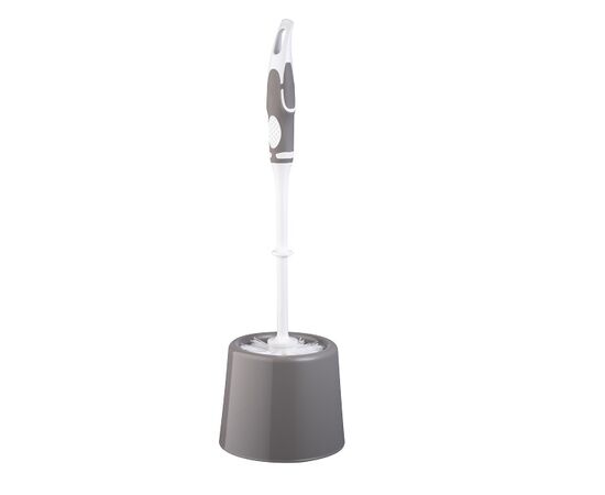 Toilet brush Bisk Mia gray 07437