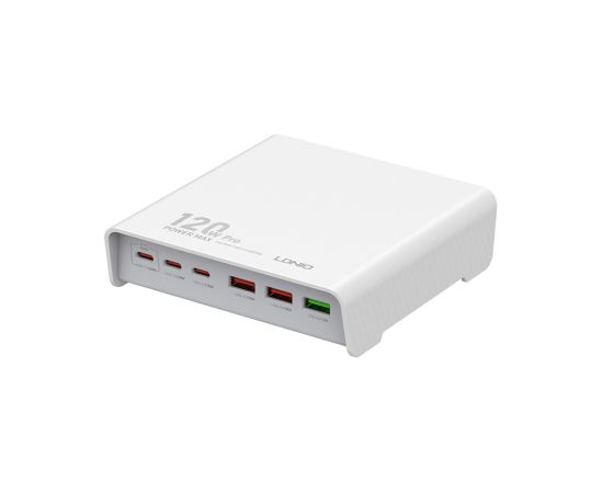 Зарядка LDNIO Q605 120W 3 USB-C 3 USB-A