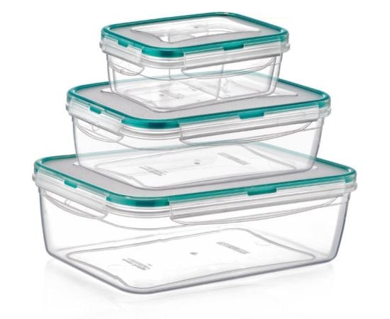 Set of containers for products Irak Plastik Fresh box LC-310 3 pc