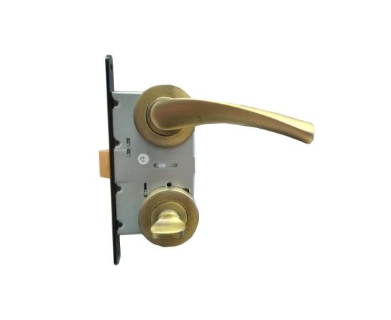 Set handle and lock BT Group KUMBET SN 70 mm. bronze