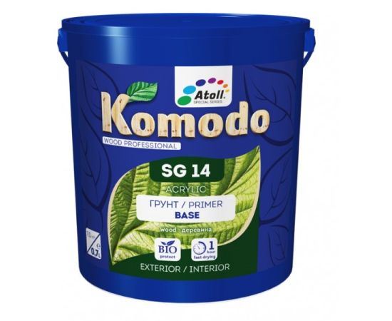 გრუნტი აკრილის ხის ზედაპირებისთვის Komodo SG-14 0.7 კგ