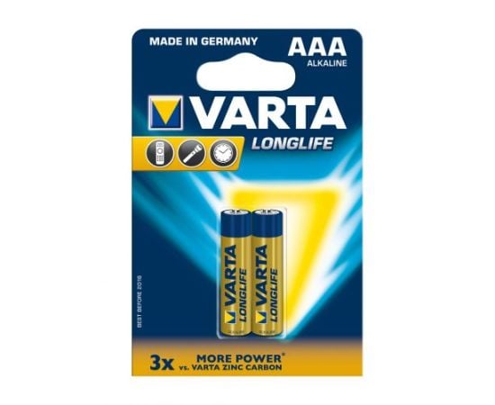 Battery VARTA Alkaline Long Life AAA 1.5 V 2 pcs