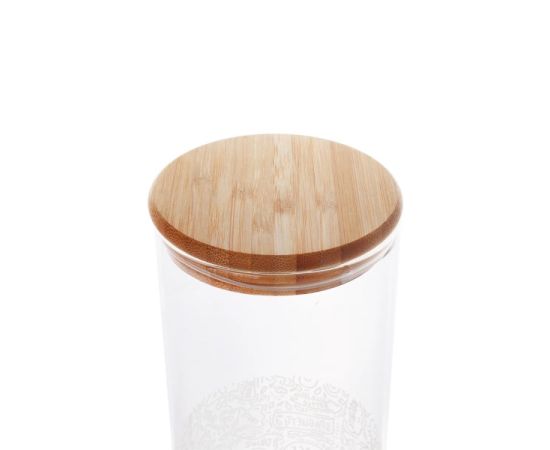 Glass jar with wooden lid CEGECO 1,40l 337098