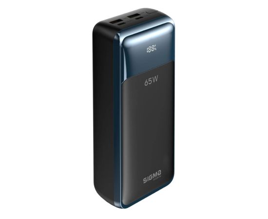 Пауэрбанк Sigma X-power 30000mAh 65W SI30A5QLX черный