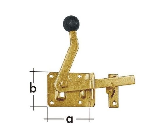 Задвижка огородная Domax 100x80 mm. WOG 80