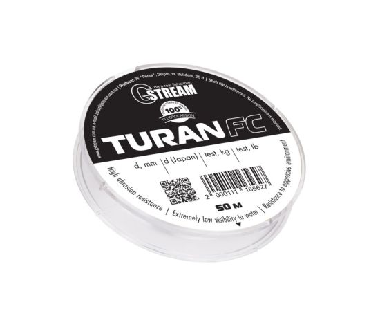 ძუა G.Stream Turan FC fluorocarbon 50 მ 0,115 მმ