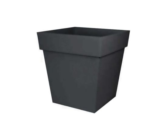 ქოთანი პლასტმასის EDA Plastiques POT TOSCANE CARRE 49,5x49,5x52,5სმ  87ლ