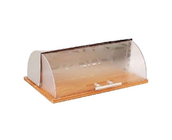 Bread box with bamboo base ARSHIA BB110-2761