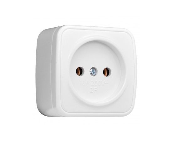 Power socket outdoor installation EKF EGR10-022-10 1 sectional white