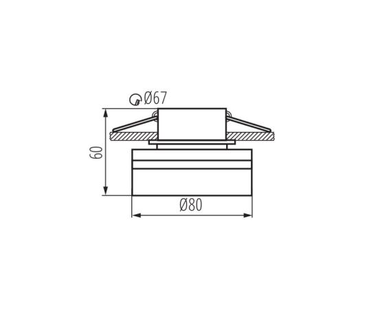 Spot lamp KANLUX GOVIK-ST GX5.3 1x MAX 10W DSO-B 29237