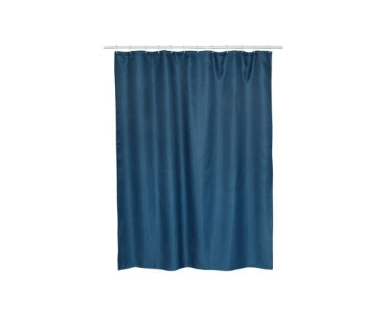 Bathroom curtain Bisk Rist polyester 180x200 Blue Navy