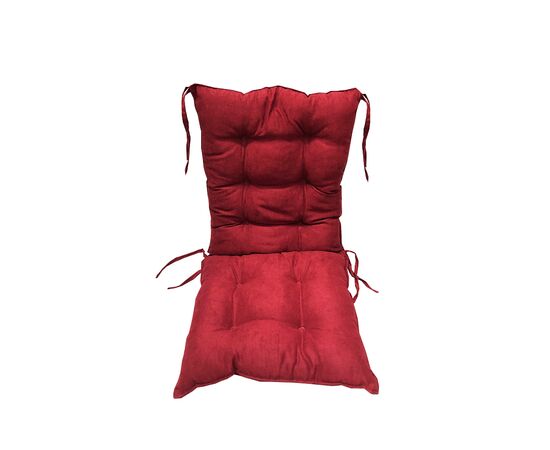 Cushion with backrest for chair 40x40 cm