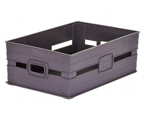 Коробка пластмассовая с деревянным орнаментом Irak Plastik Stroge Box SP-385 8.5 л