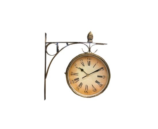 Wall clock metal 13640