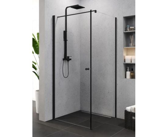 Shower cabin New Trendy Superia K-0591 90x90x195cm-6mm (transparent glass -profile black)