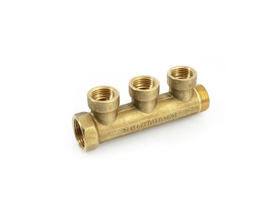 Valveless manifold General Fittings 1" in/in-n/in 1/2"/2  H100402A