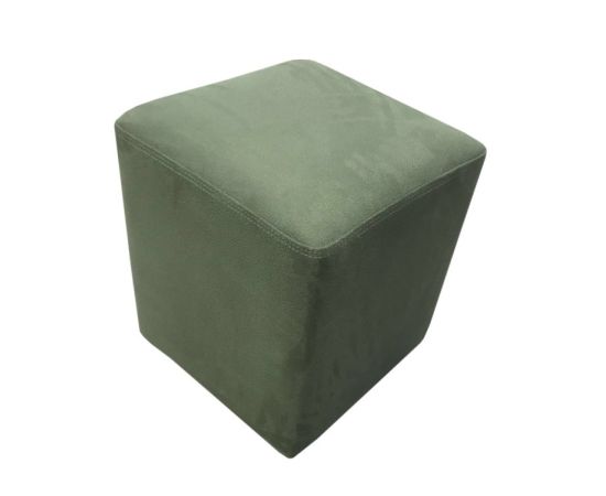 Pouf alcantara 34х40 green