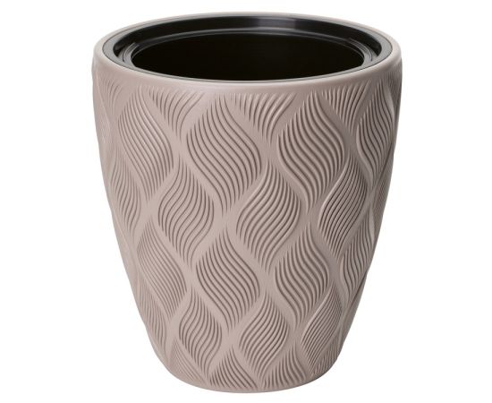 Flowerpot FORM PLASTIC Flow 40 taupe 4710-051