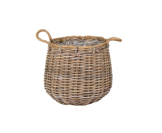 Wicker pot Mega Collections Luna Rope Cauldron -F- D26H23