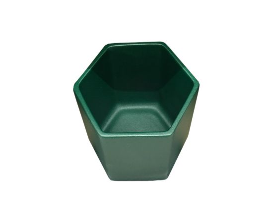 Pot ceramic emerald Oriana №7 0,35l