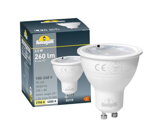 ნათურა LED Fumagalli GU10 CCT LED 3.5W 2700 4000K