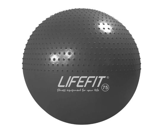 ტანვარჯიშის ბურთი  ნაცრისფერი LIFEFIT 75 სმ