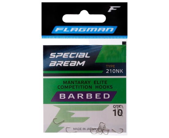 Fishing hook Flagman Special Bream №20 10 pieces