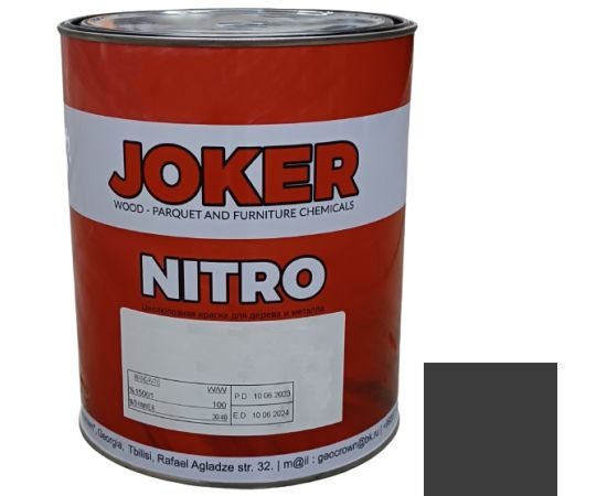 Nitrocellulose paint Joker black glossy 0.75 kg