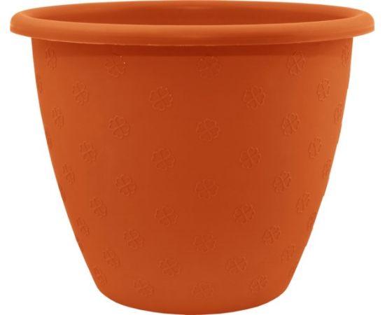 Plastic flower pot Aleana Verona 13x10 terracotta