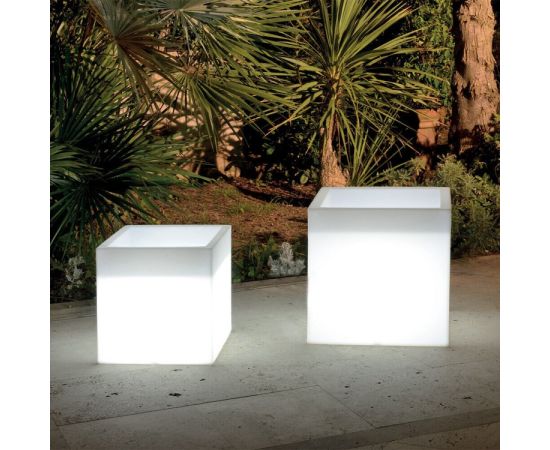 Square luminous pot AHD Atlantis 40x40 cm