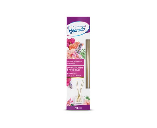 Air freshener Kolorado Aroma Sticks exotic flowers and patchouli 50ml