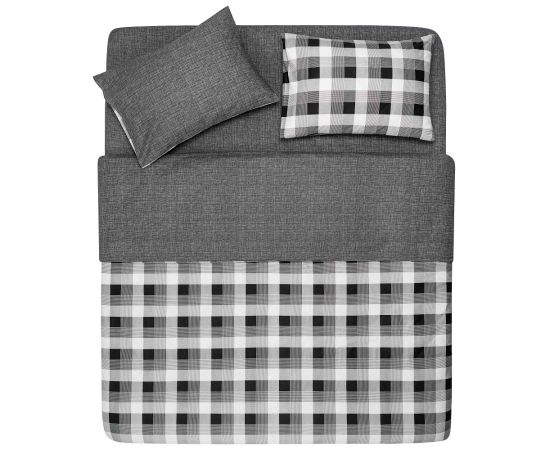 Bed linen set Ardesto Gloria ART2022SR 100% cotton 200x220cm gray