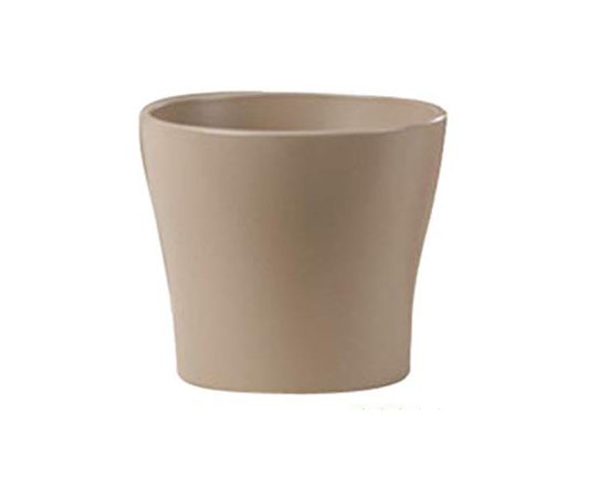 Ceramic flower pot Scheurich 808/21 COVER-POT TAUPE