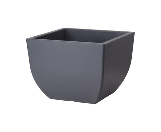 Plastic flower pot FORM PLASTIC Muna square 2733-014 Ø30 anthracite