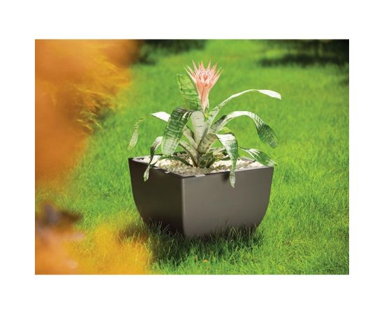 Plastic flower pot FORM PLASTIC Muna square 2733-014 Ø30 anthracite