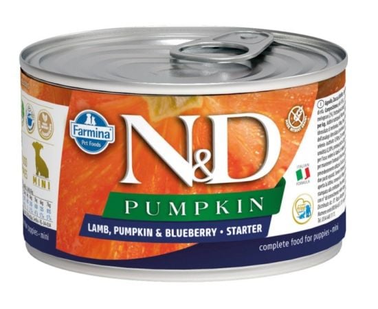 Dog food Farmina N&D Pumpkin Puppy Mini Starter lamb and blueberries 140 g