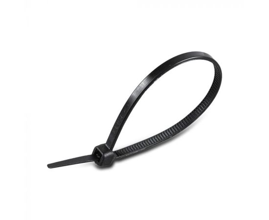 Cable tie V-TAC 7.6 300mm 100pcs black 11177