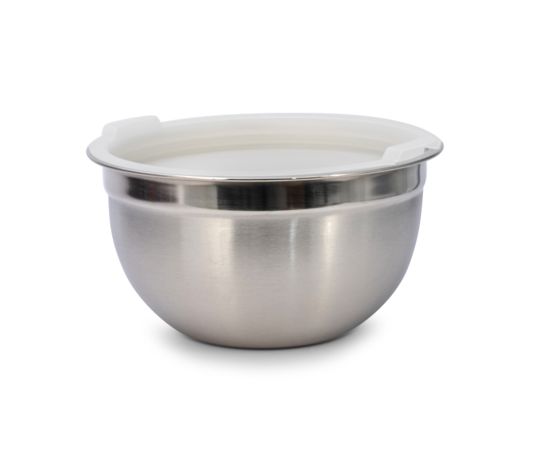 Metal bowl with lid DongFang 022-26 22383 20cm