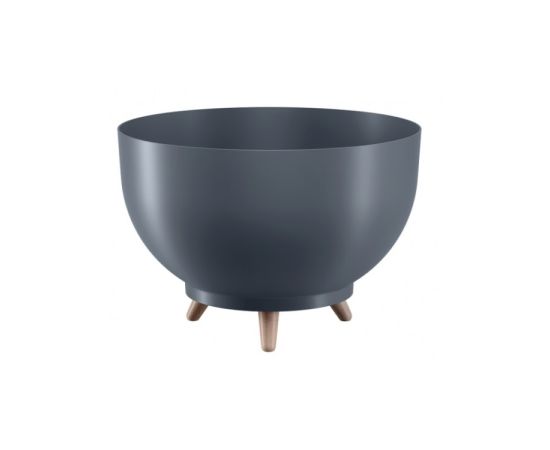 Flower pot with legs FORM PLASTIC Bowl Satina  30 anthracite