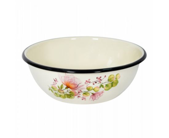 Enamel bowl 1,5l white 0308 2