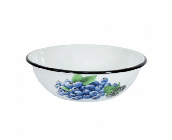 Enamel bowl 1,5l white 0308 2