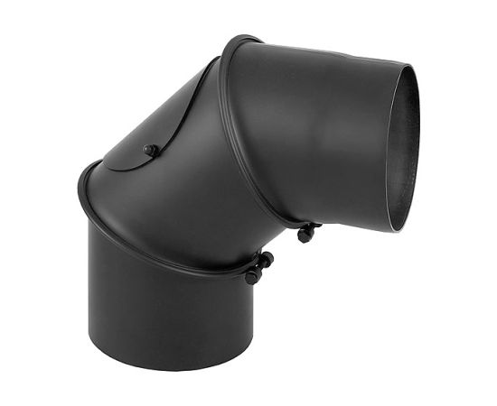 Adjustable elbow for the chimney with revision Darco 90° D-150