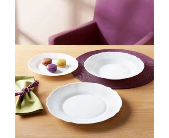 Dinner plate Luminarc LOUIS 397001 24cm white opal