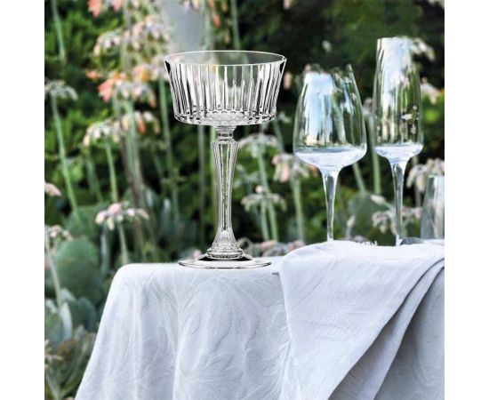 Champagne glass RCR TIMELESS 212454 6pcs 260ml