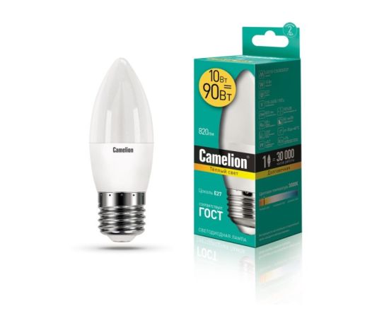 LED Lamp Camelion 10W С35 Е27 3000K