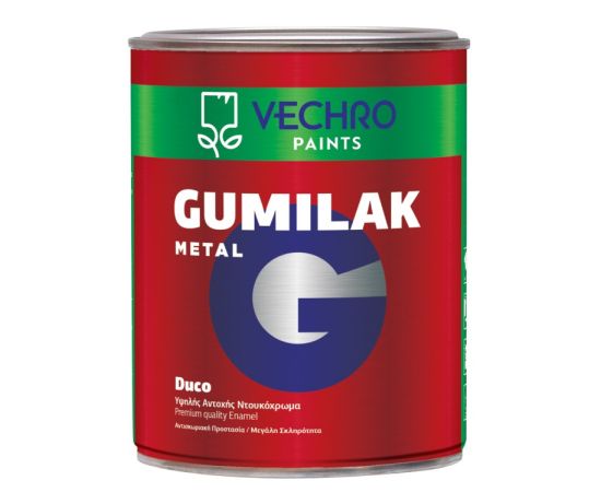 Краска масляная Vechro Gumilak Metal Gloss 5 л белая глянцевая